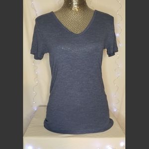 Gap blue V neck T-shirt. Size Large.